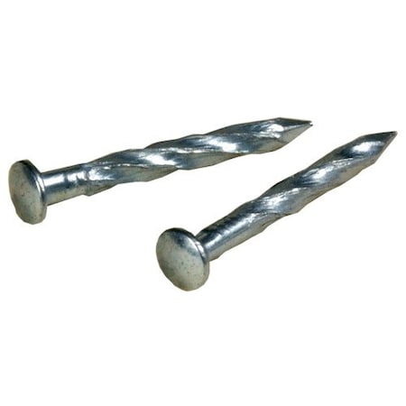 Hillman Common Nail, 7/8 in L, Steel, Zinc Plated Finish, 6 PK 122534